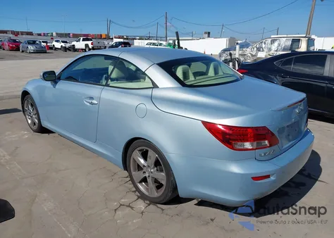 2010 Lexus Is 350C z USA, uszkodzony, nr VIN JTHFE2C26A2503198